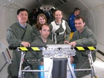 C. Rubin & Nasas Team onboard the Zero-G-Plane